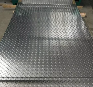 Anti Slip Diamond Plate Stainless Steel 304 Tread Plate for Truck Trailer Floor Warehouse Custom Size 4×8 Feet 1m X 2m