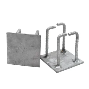Anti collision Hot Dip Galvanized Building Welding Embedded Parts
