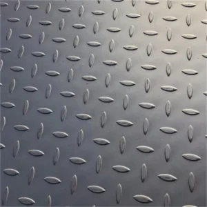 Anti slip Carbon Steel Tread Plate Hot Rolled Checkered Sheet Construction Walkway Material