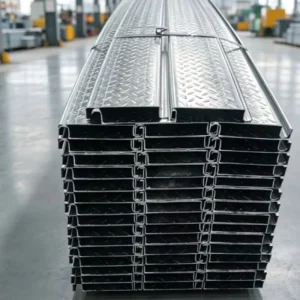 Anti slip Galvanized Steel Floor Deck Cement Free Dry Metal Decking Sheet for Steel Structure Workshop Platform