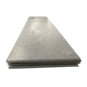 Anti-slip Hot Rolled Checkered Carbon Steel Embossed Plate For Truck Bed And Trailer Floor