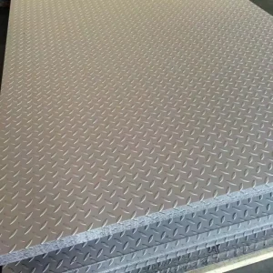 Anti-slip Stainless Steel Checkered Plate SS 304 SUS 316L Teardrop Pattern Tread Plate for Industrial Flooring and Stairs