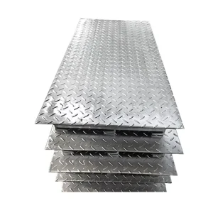 Anti slip Stairs Hot Dip Galvanized Checker Steel Plate Sheet Made in China for Sale