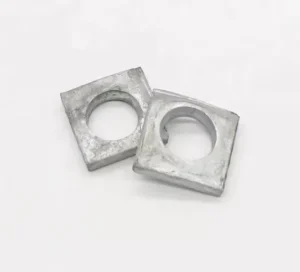 Anti-slip Wear-resistant Steel DIN Standard External Tooth Square Washers
