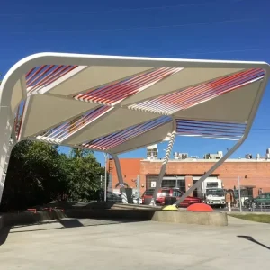 Architectural Irregular Metal Canopy for City Square Mall & Government Building Projects