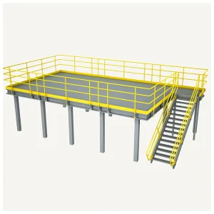 Assembled Metal Heavy Duty Multi Tier Storage Steel Floor Mezzanine Platform System Pallet Rack Supported Mezzanine