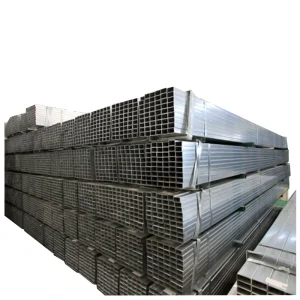 Astm Steel Profile Ms Square Tube Galvanized Square and Rectangular Steel Pipe