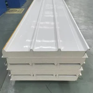 Australian Standard Insulated Roofing Panels With Four Corrugated PU Sandwich Panel Wall Panels For Warehouse