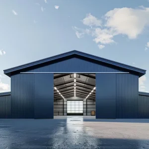 Auto Parts Steel Structure Warehouse Prefab Large Span Industrial Logistics Distribution Storage Metal Building
