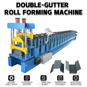 Automatic Roofing Forming Machine for Colored Steel Gutters with Gear and Bearing