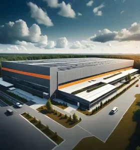 Automobile Parts Factory Bespoke Design Fast Installation Heavy Duty High Rigidity Steel Structure Workshop