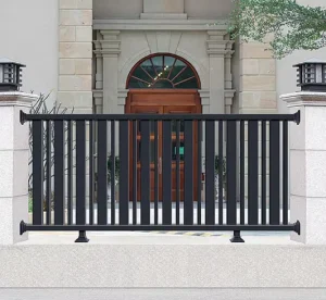 BAMUS Aluminum Alloy Galvanized Steel Modern Rust Resistant Water Resistant Outdoor Villa Garden Hotel Mall Fence Guardrail