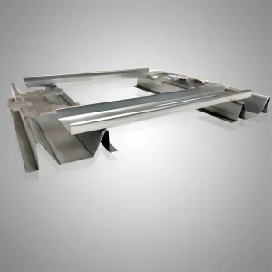 Hot Dip Galvanized Steel M Channel Solar Drainage Trough PV Bracket Rain Gutter