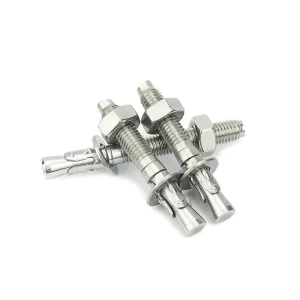 BIS Certified Stainless Steel Wedge Anchor Bolt Concrete Anchors For Foundation Wall Ground Construction Fastenings
