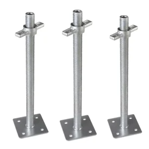 BS1139 Adjustable Galvanized Jack Bases and Base Plates Scaffolding Material