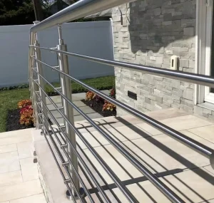 Balustrade Stainless Steel Metal Posts Fence Handrails for Stairs Rod Bar Holder Stainless Steel Stair Railing Post