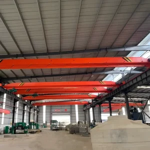 Best Free Standing Single Beam Steel Overhead Crane 10t 13t 15t with Electric Hoist Remote Control 35M Span