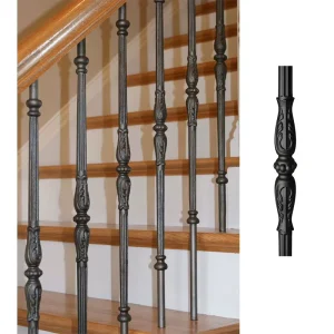 Black Aluminum Alloy Stair Railings Balustrades & Handrails for Staircase Anti-Corrosion Railings