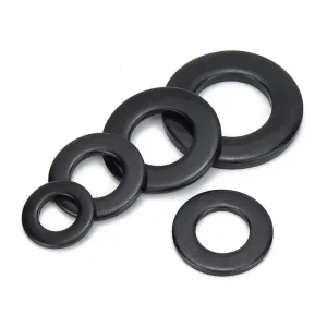 Black Coated Steel Washers 20mm 25mm 30mm for Architectural Metalwork and Building Facade Systems Architectural Construction