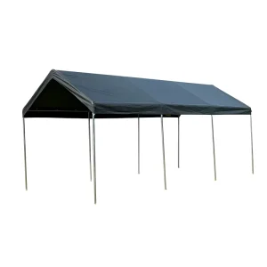 Black Durable Easily Assembled Portable High Quality Steel Canopy for Agricultural Tractor 3x6m Car Parking Garage Waterproof