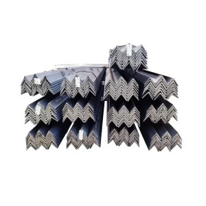 Black Iron Steel Angle Bar Hot Rolled MS Angle Steel Profile Equal or Unequal Steel Angle Welding Bending Cutting