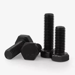 Black Oxide Stainless Steel Carbon Steel High Strength Hexagonal Extended Bolts and Nuts of Steel Structure