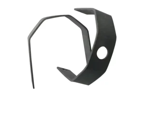 Black Powder Coated Steel Custom Shaped Protective Guard for Industrial Equipment