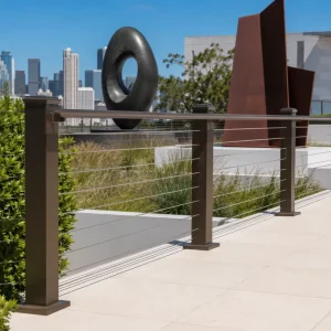 Black Stainless Steel Cable Railing System for Deck Railing China Factory