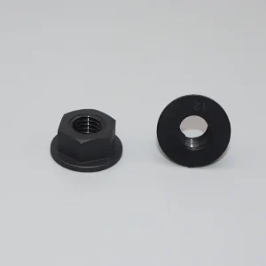 Black White DIN 6923 Nylon Flange Nuts M3 M4 M5 M6 M8 M10 M12 Plastic Hex Flange Nuts For Industrial Construction Fasteners