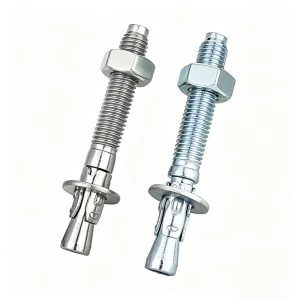Blue White Zinc Plated High Strength Wedge Expansion Anchor Bolt Industrial Grade Fastener For Cement Structure Construction