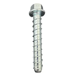 Blue White Zinc Plated Strength Grades 4.8 8.8 Hex Head Self Cutting Anchor Bolts for General Heavy Industry Concrete Masonry