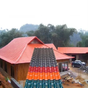 Bolivia Synthetic Resin PVC Roofing Tile Espanol ASA PVC Plastic Roof Sheet