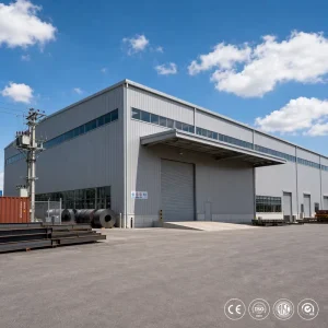 Bolt-Connected H-Beam Steel Structure Building for Factory Use, Thermal Insulated