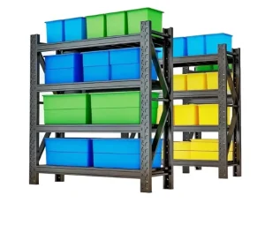 Boltless Racking System Cold-Rolled Steel Anti-Rust Powder Coated Warehouse Equipment Thickened Commercial Basement Rack