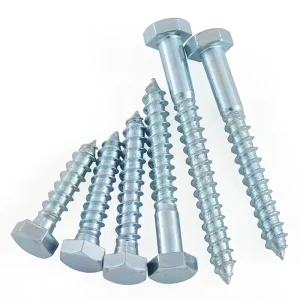Bolts Manufacturers Customised Full or Half Threaded Flat Head Hexagonal Wood Tapping Screws M6 M8 M10 M12