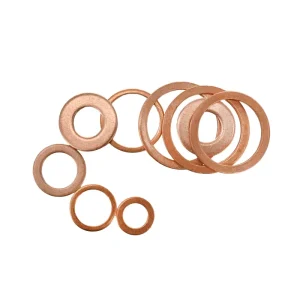 Brass Bonded Flat Washer M14 DIN Standard 6.5 Mm Inside 10 Mm Outside Diameter Metric Plain Finish For Auto Parts