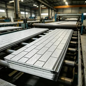 Brick Design Insulation Panel Exterior Metal Carved PU Sandwich Panel Board for Outdoor Wall Cladding