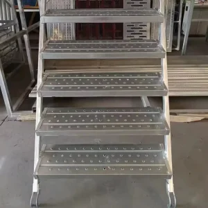 Building Construction Material Scaffolding Style Galvanized Steel Ladder