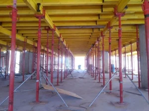 Building Construction Scaffolding Shoring Post Adjustable Steel Prop with Tripod and Fork Head