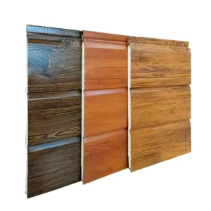 Building Exterior Cladding Decor Metal Facade Wall Panels PU Sandwich Panel