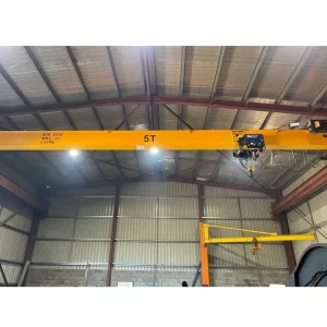 Building Material 5ton 3t 6.2t Single-beam Overhead Crane Loading Steel