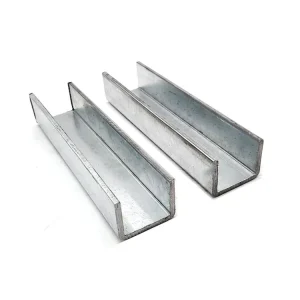 Building Material Galvanised Steel Channel Profile 50 X 50 Standard Sizes U Channel Steel in mm