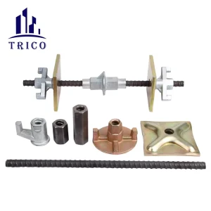 Building Material High Tensile 180Kn Formwork Steel Tie Rod Tie Bar System and Formwork Accessories