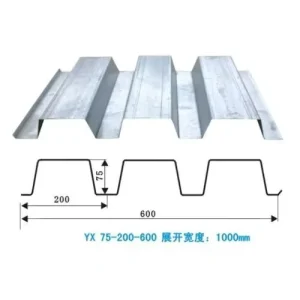 Building Materials Decking Floor Decks Galvanized Corrugated Metal Steel
