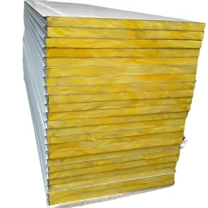 Building Materials Heat Insulated Fire-Proof Glass Wool Sandwich Panel