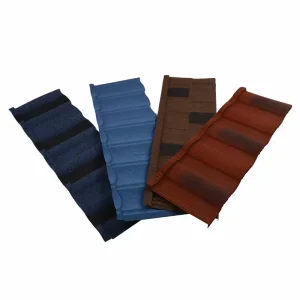 Building Materials Stone Coated Metal Roof Tile Luxury Style For Modern House Roofing Materials And Construction