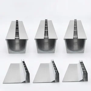 Building Materials Supplier Floor Drain Trench System Stainless Steel Polymer Concrete Gutter for Landscape Design