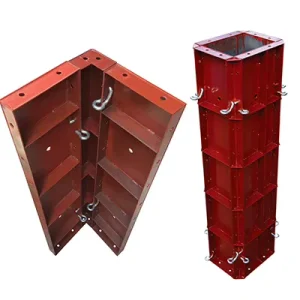 Building Steel Column Formwork for Concrete Construction Metal Sheet Concrete Formwork System