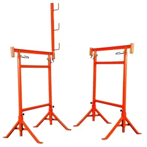 Building Trestles Painted Steel Metal Folding Foldable Trestle Scaffold Scaffolding Frame Post for Builders Bricklayer in Europe