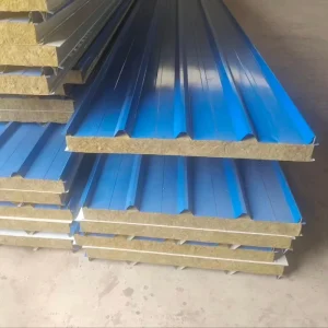 Bureau Veritas Certified Rockwool Sandwich Panel Third Party Inspected High Standard Rock Wool Panels
